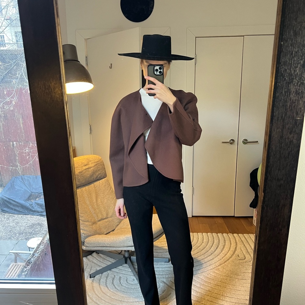 Brown wool jacket - Picture 5 of 5